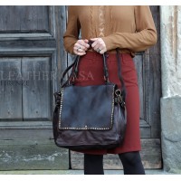 Urbina, Italian Hand Made Leather Hand Bag, Shoulder Bag, Crossbody For Woman
