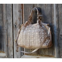Botticelli, Italian Woven Leather Handbag, Shoulder Bag, Hand Bag, Crossbody For Woman