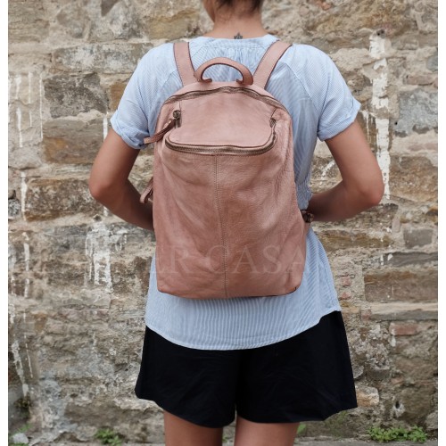 Costa, Italian Leather Backpack, Handbag, Shoulder Bag, Crossbody For Woman