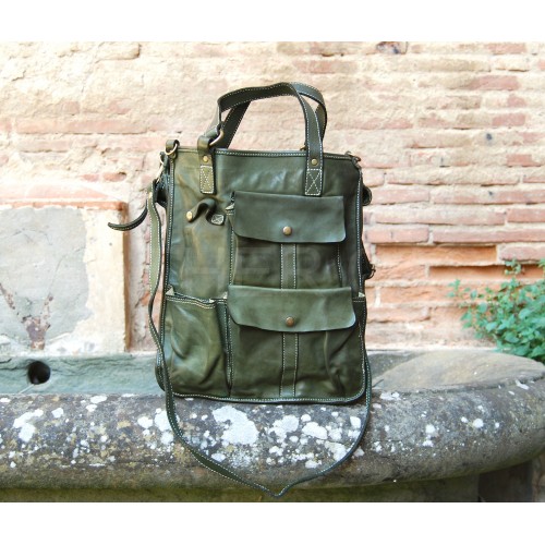 Angelico, Italian Hand Made Leather Hand Bag, Shoulder Bag, Business Bag, Crossbody